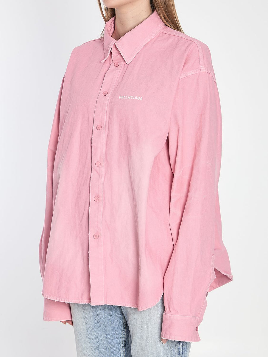 BALENCIAGA Oversize Denim Shirt - Large Fit