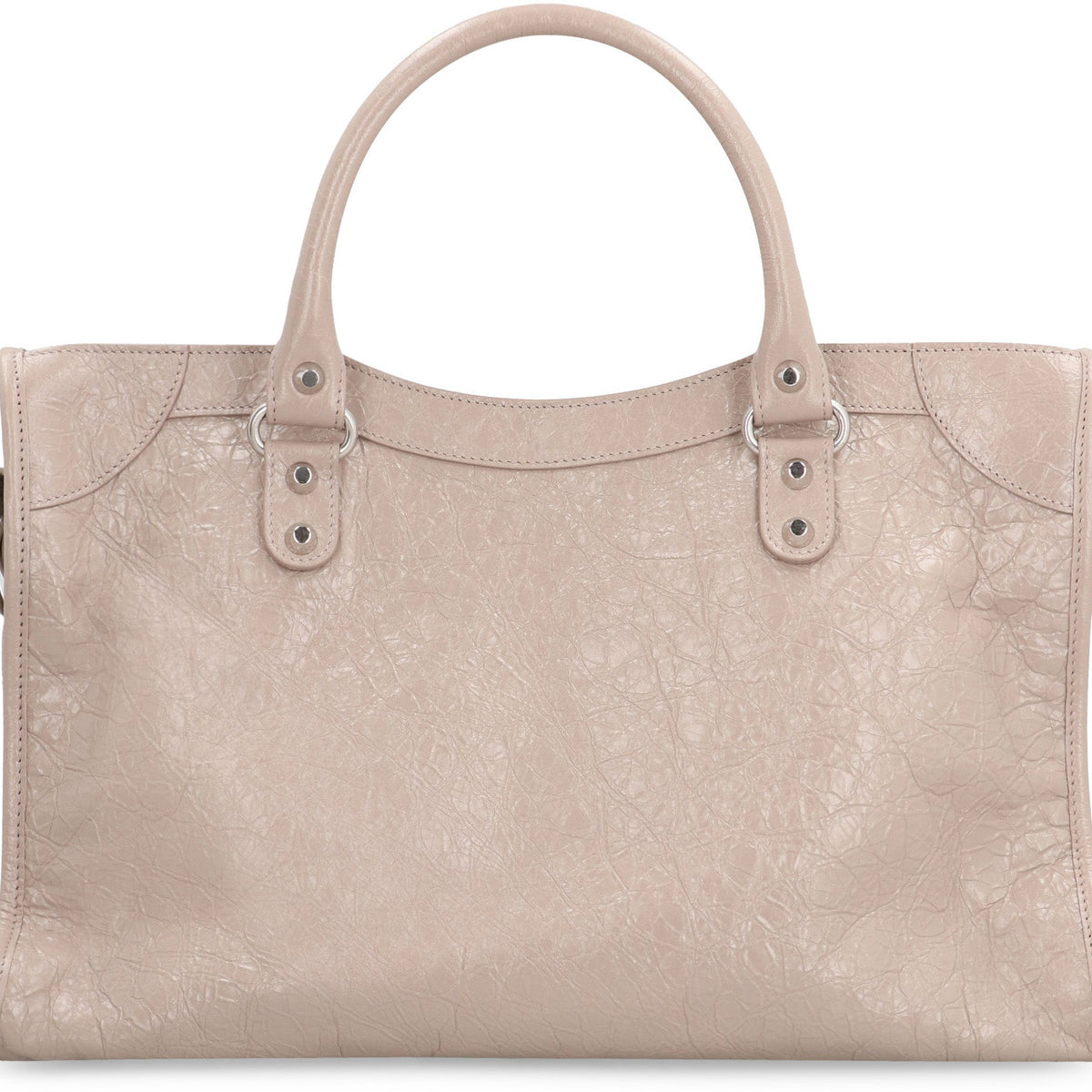 BALENCIAGA Grained Leather Le City Medium Handbag