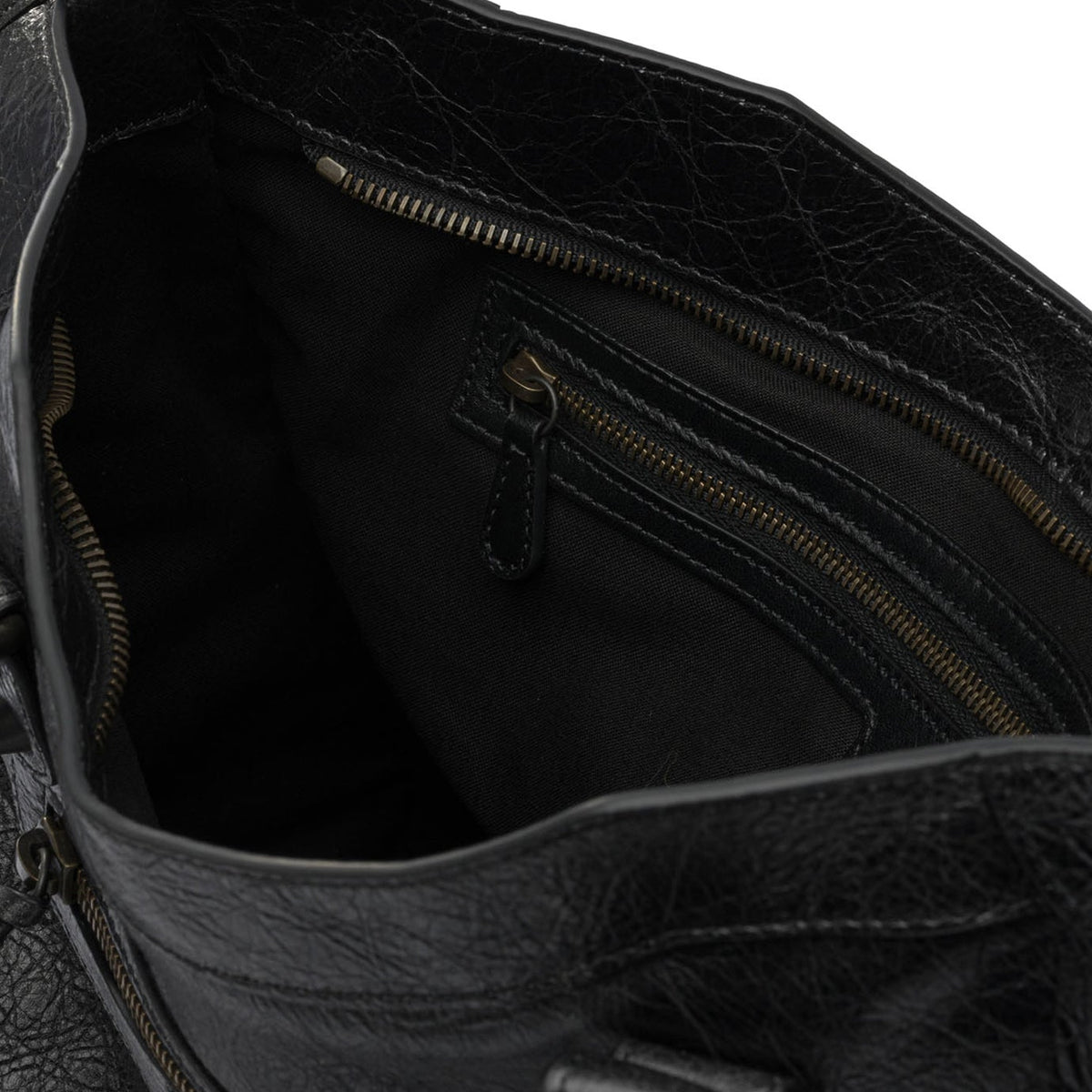 BALENCIAGA Leather Shoulder Handbag - Medium Size