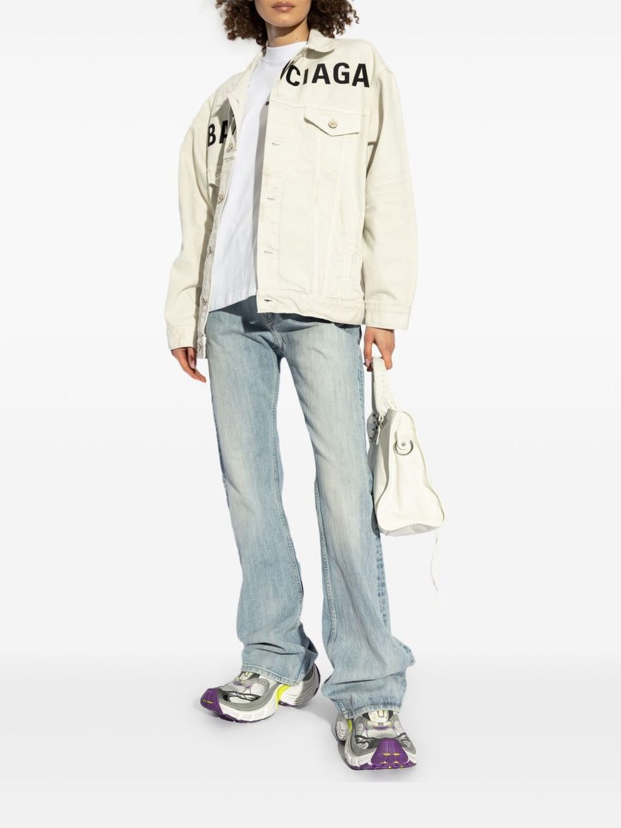 BALENCIAGA Cotton Jacket with Front Button Fastening for Women