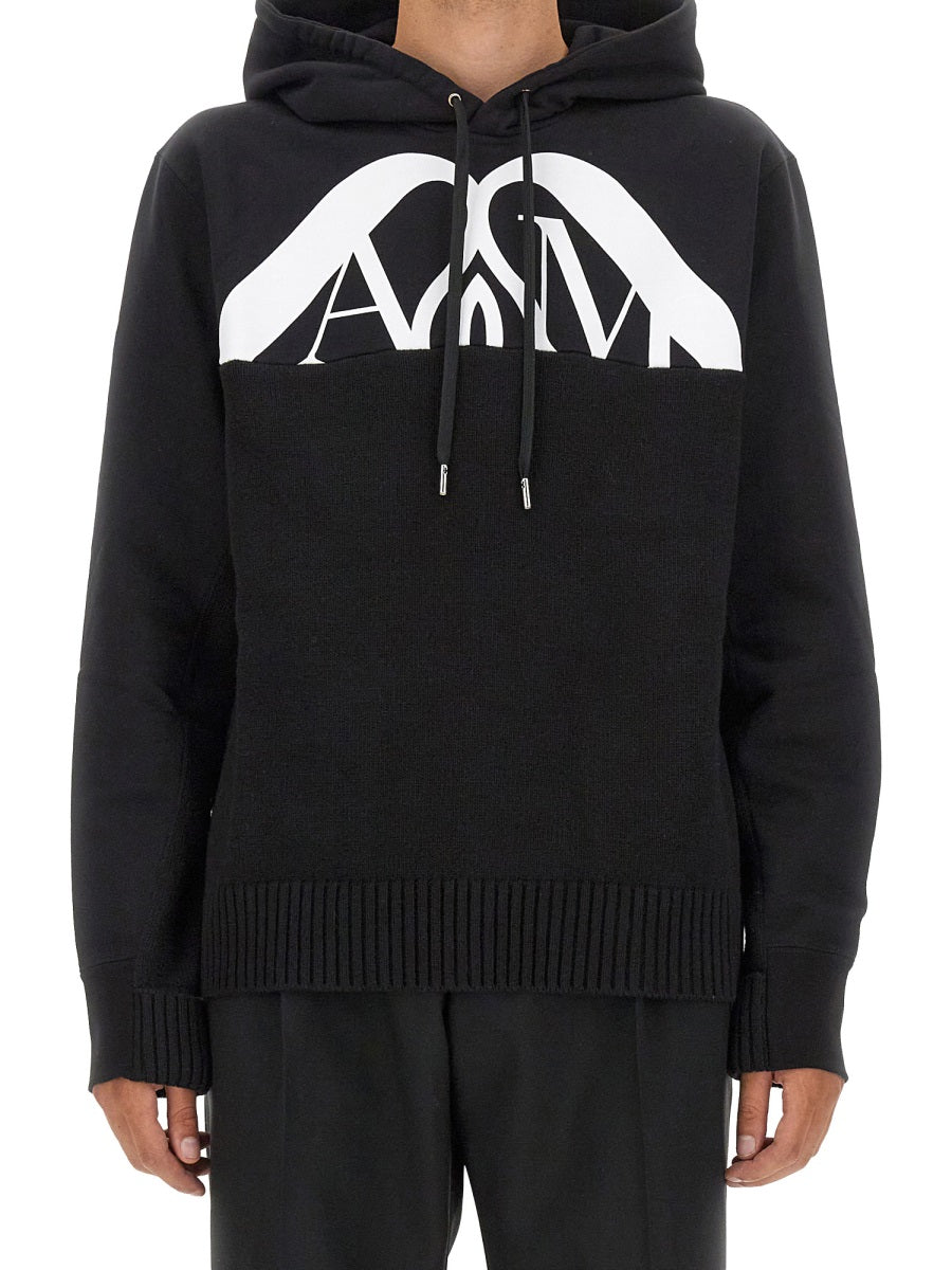 Alexander Mcqueen Men Sweatshirt With Logo
