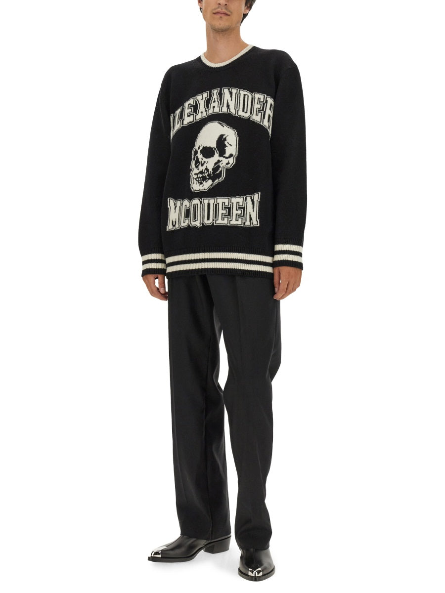 Alexander Mcqueen Men Varsity Sweater