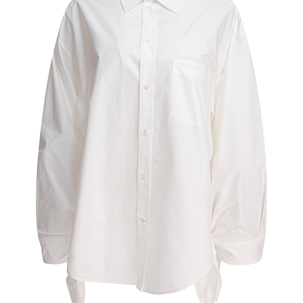 BALENCIAGA Blouse with Knotted Cuffs