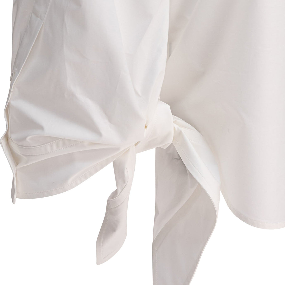 BALENCIAGA Blouse with Knotted Cuffs