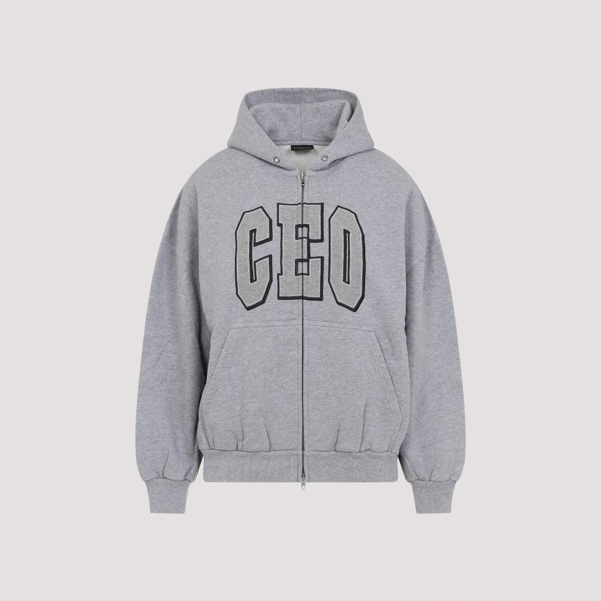 BALENCIAGA Mini Cotton Zip-Up Sweatshirt for Women