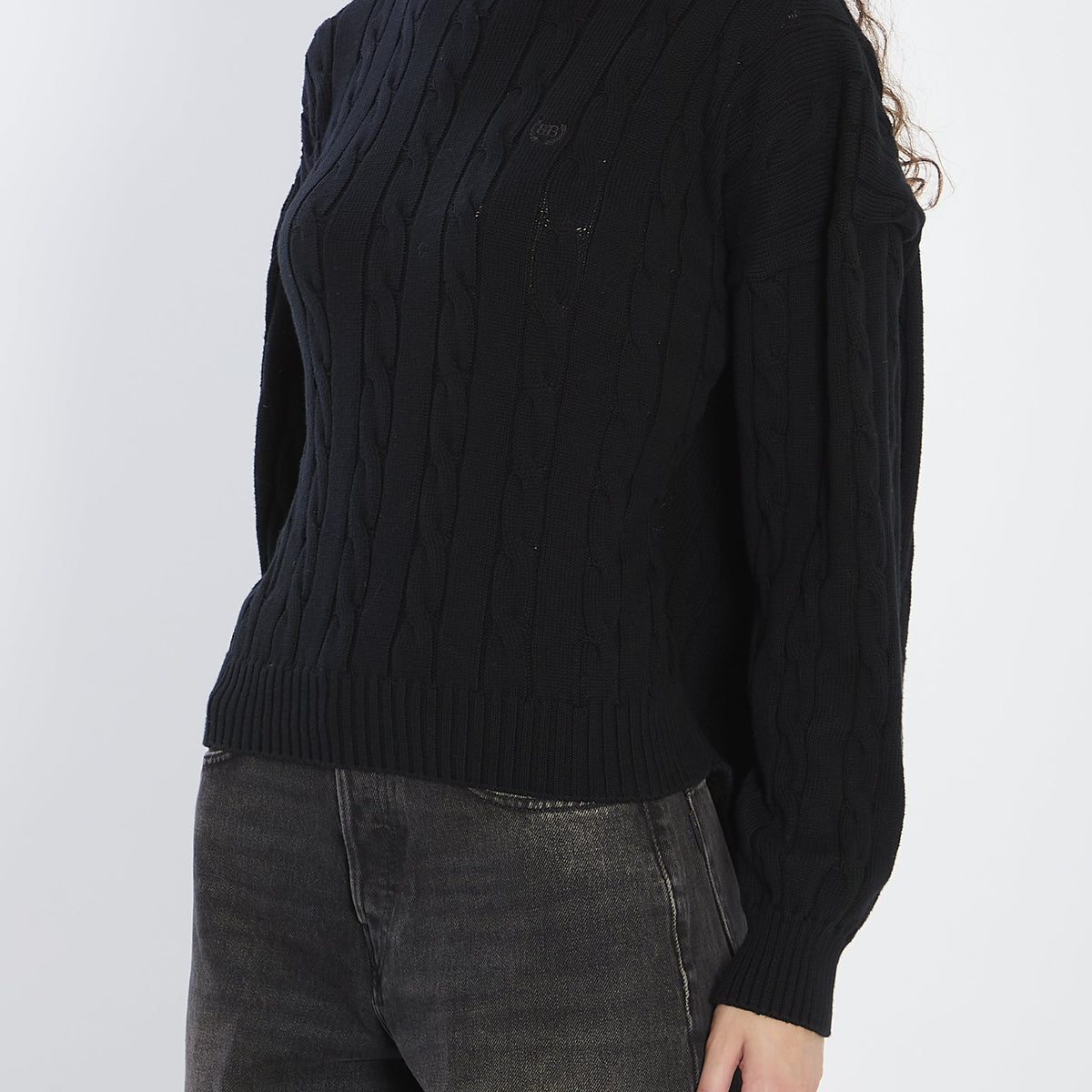 BALENCIAGA Oversized Logo Sweater - Size S