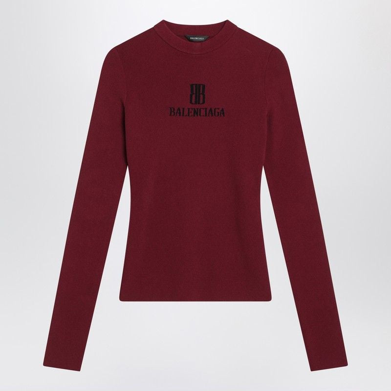 BALENCIAGA Ribbed Mini Nano BB Sweater