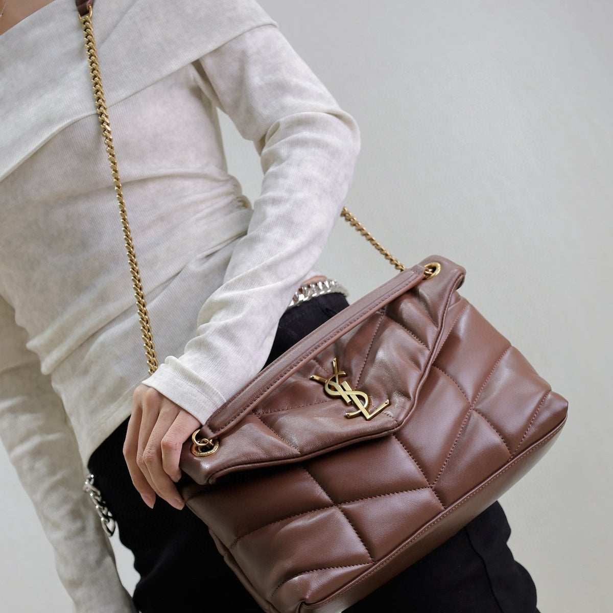 SL LOULOU PUFFER SMALL BAG