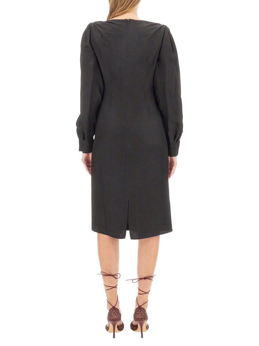 Bottega Veneta Women Viscose Midi Dress