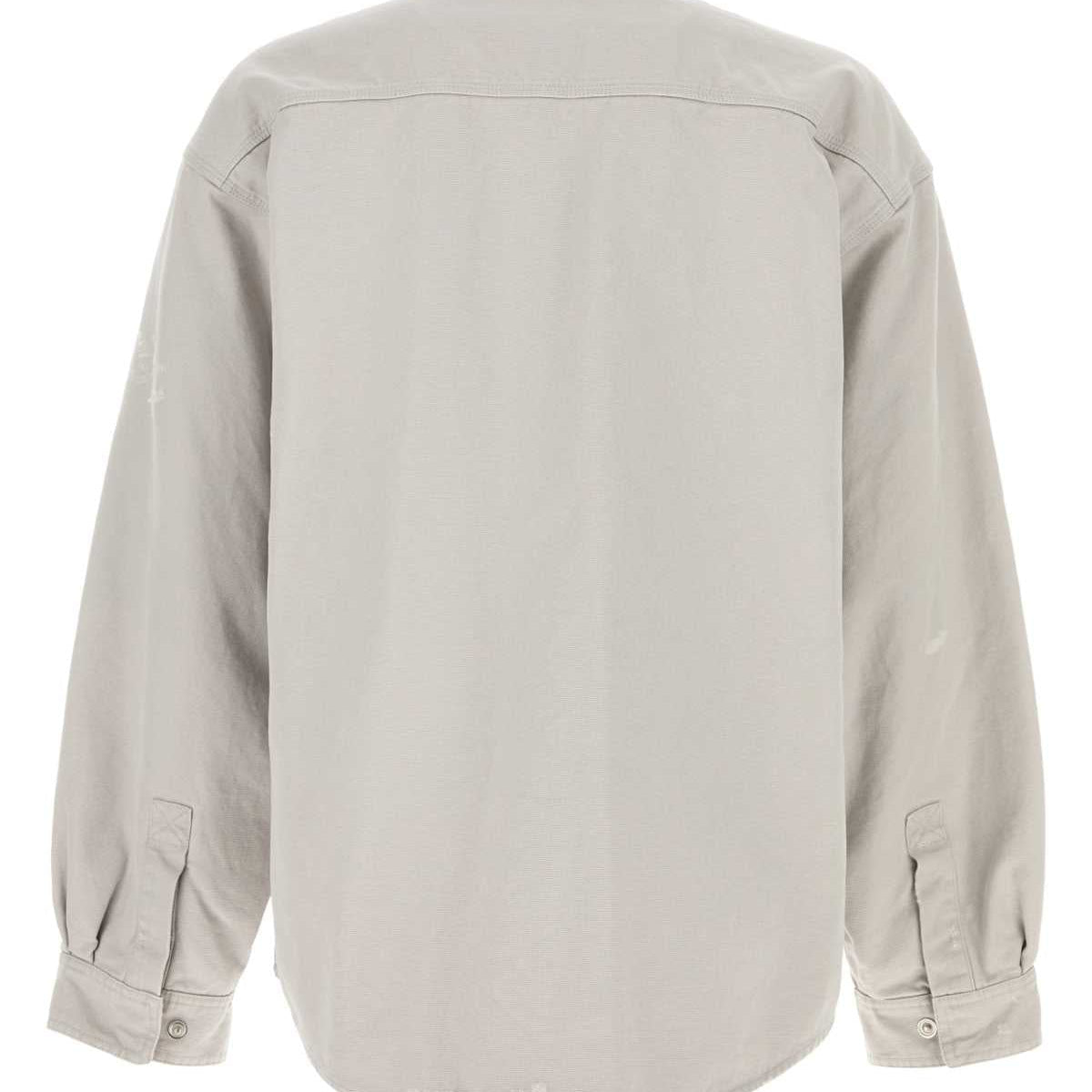 BALENCIAGA Oversized Cotton Workwear Shirt for Men