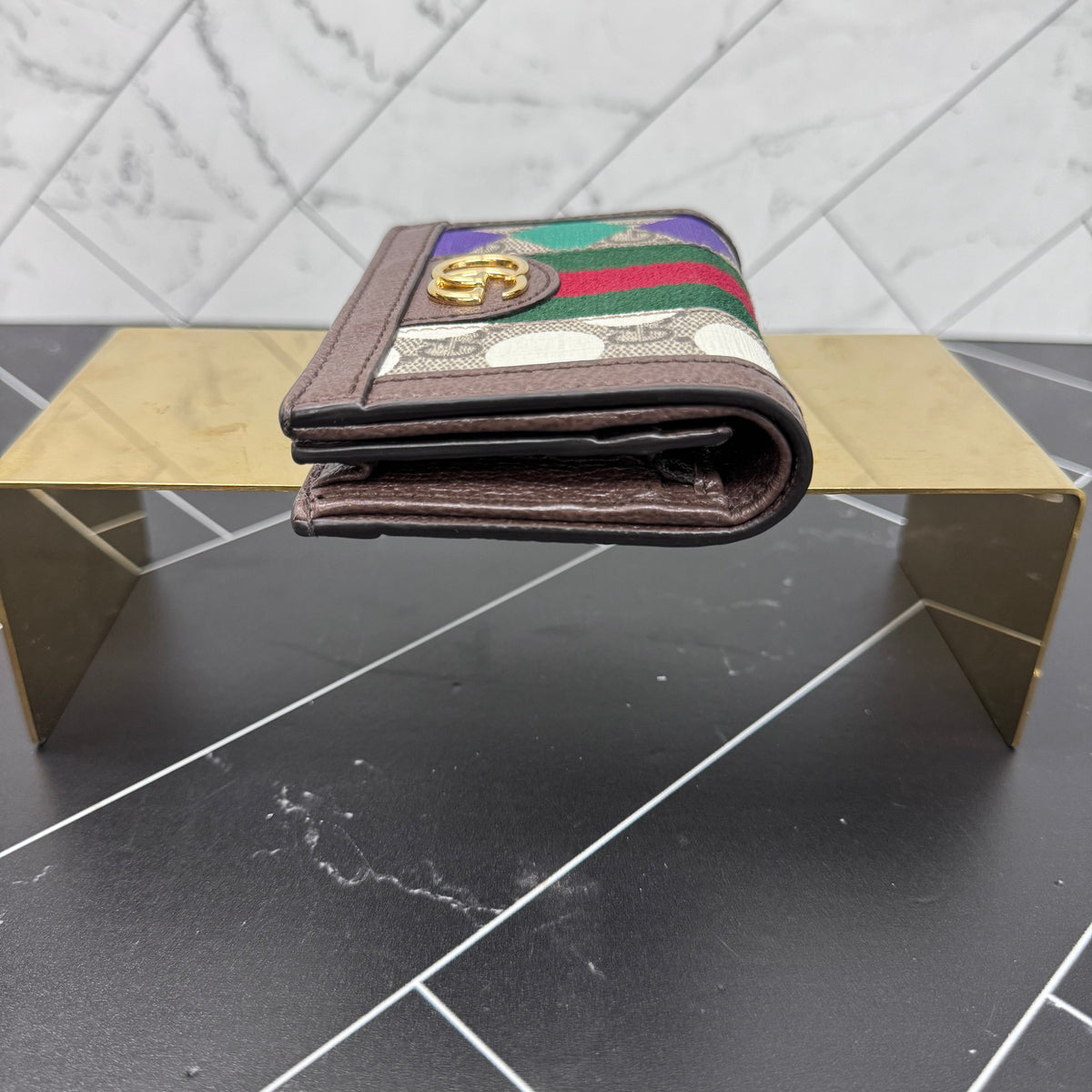 Gucci Marmont Sherry Compact Wallet