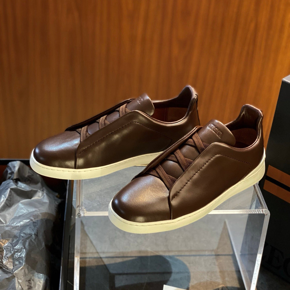 ZEGN TRIPLE STITCH SNEAKER