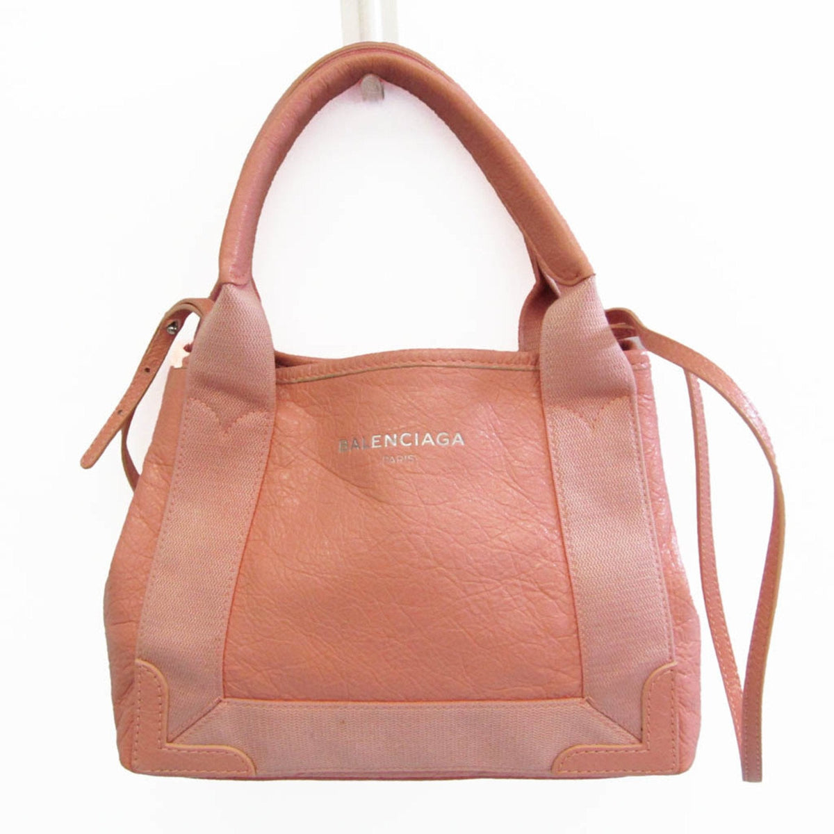 balenciaga Navy Cabas Shoulder Bag