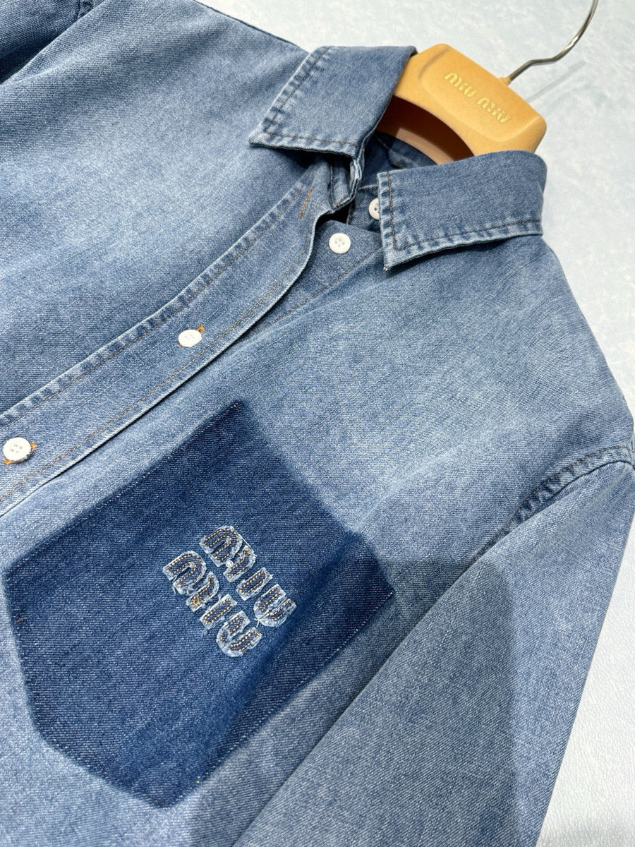 MIU M DENIM SHIRT