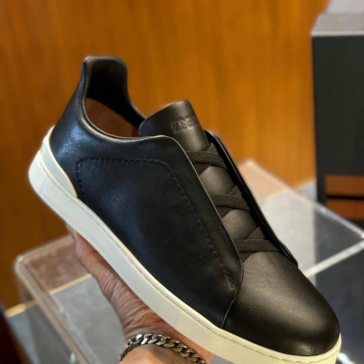 ZEGN TRIPLE STITCH SNEAKER