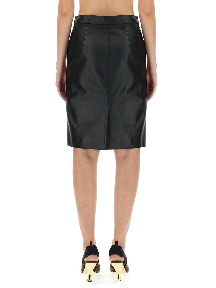 Fendi Women Leather Skirt