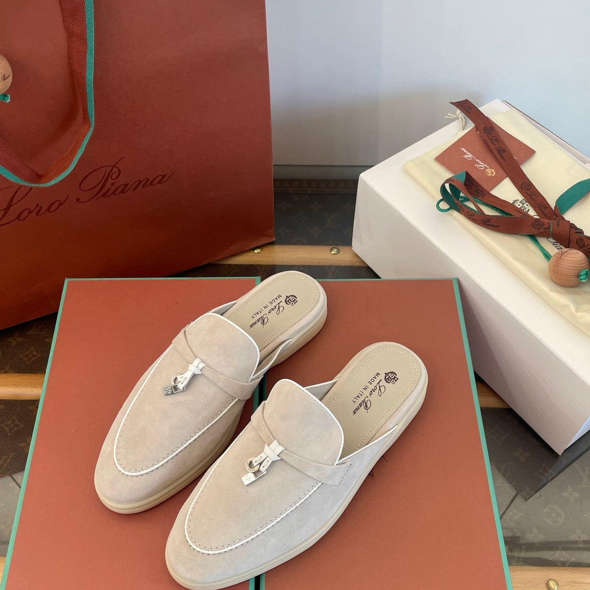 LORO P SUMMER CHARMS LOAFERS