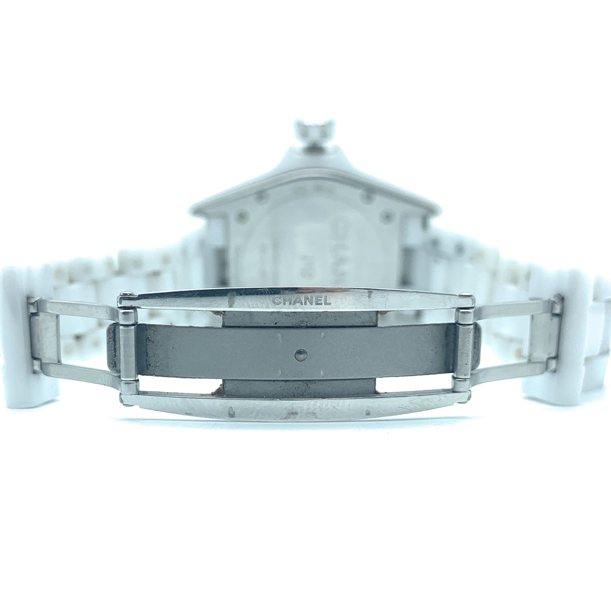 Chanel Limited Edition Ceramic & Diamond 38mm J12 Automatic Watch White