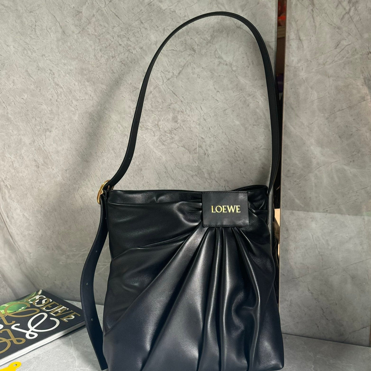 LOEW DRAPED TOTE BAG
