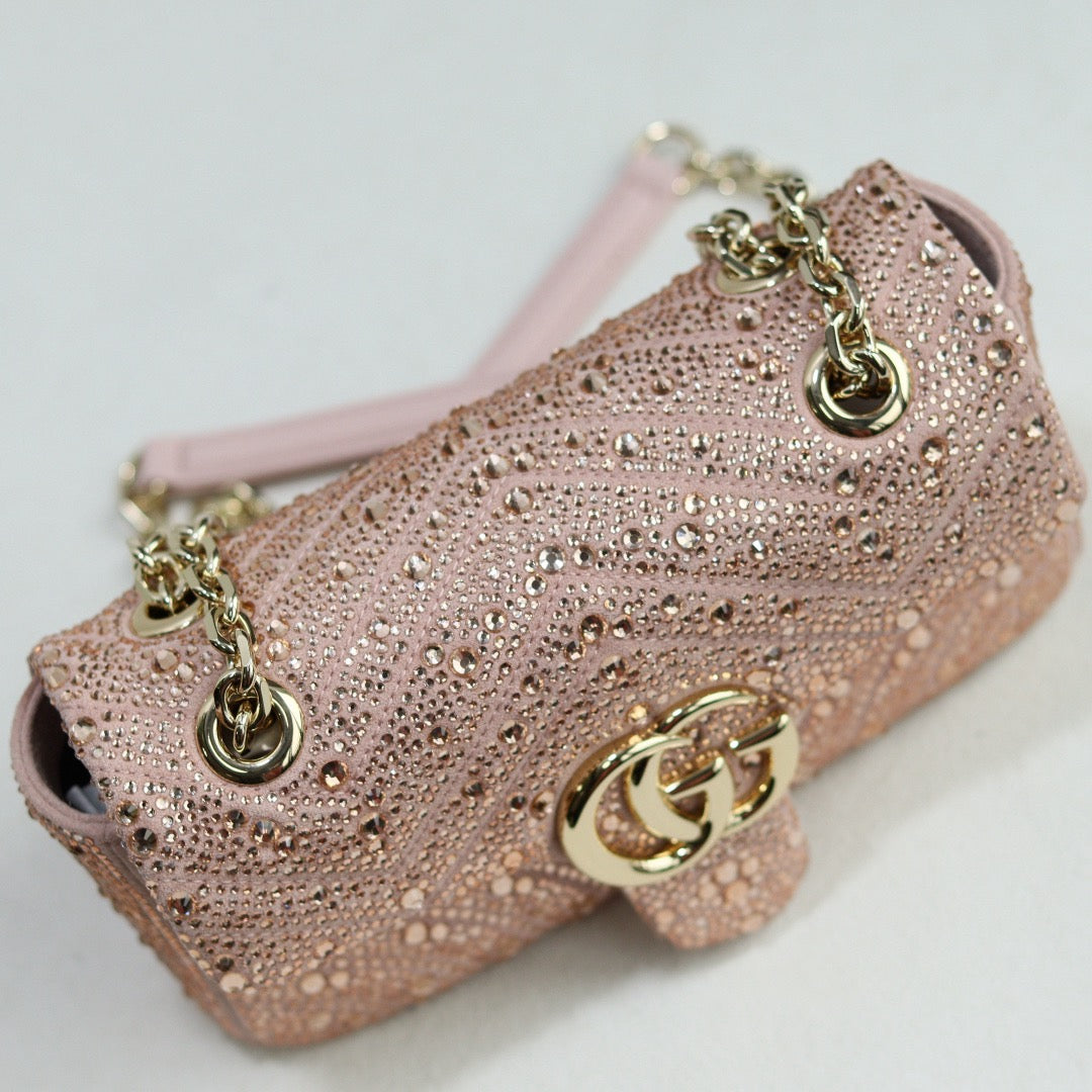 GG MARMONT CRYSTALS SMALL BAG
