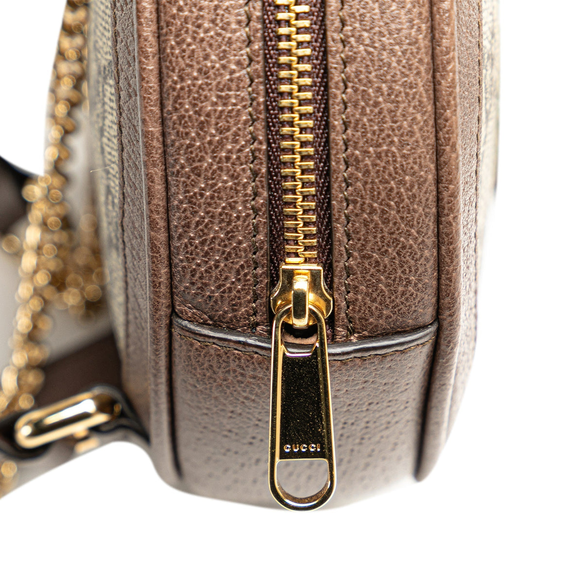 GUCCI Mini GG Supreme Round Ophidia Backpack