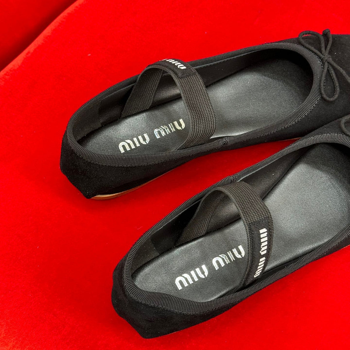 MIU M BALLERINA FLATS
