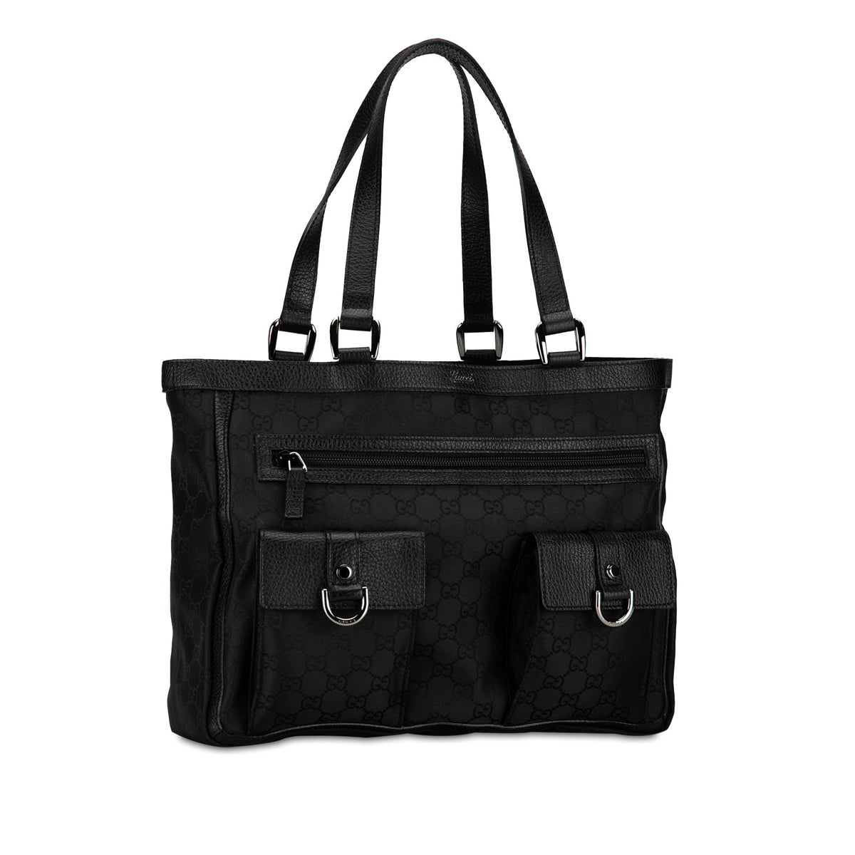 GUCCI GG Canvas Abbey D-Ring Tote Tote Bag