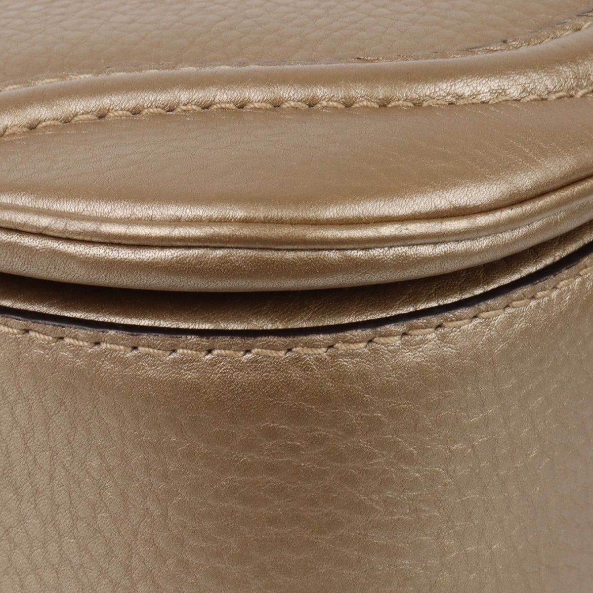 Gucci Gold with Bamboo Handle Small 1947 Bag.
