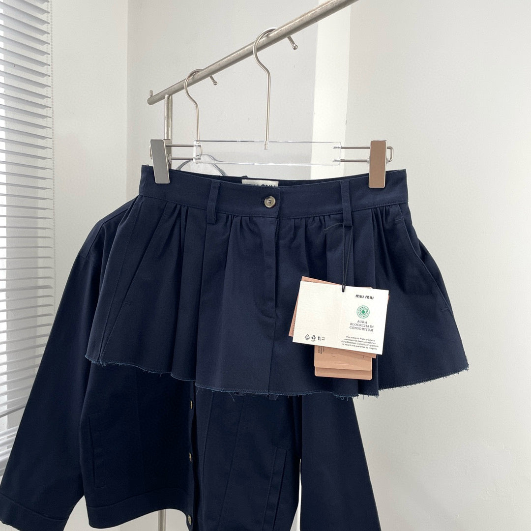 MIU M DENIM SKIRT