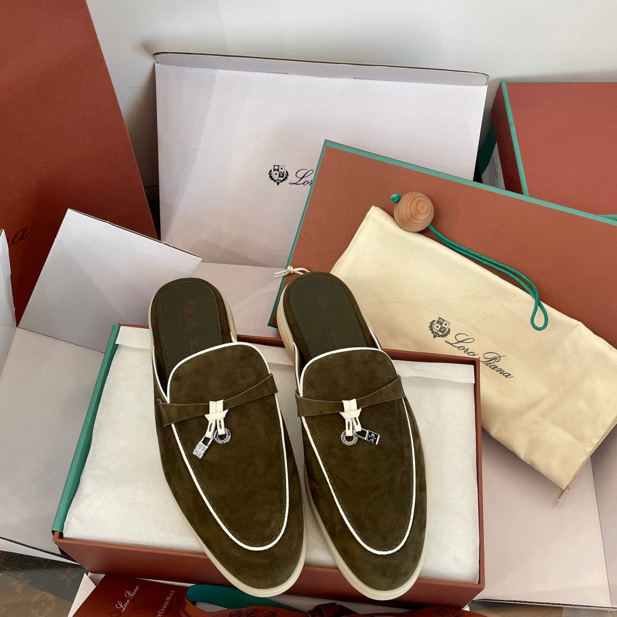 LORO P SUMMER CHARMS LOAFERS