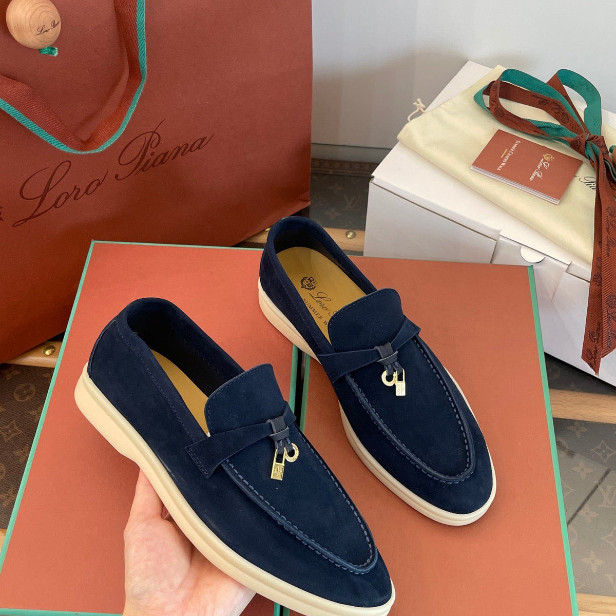LORO P SUMMER CHARMS LOAFERS