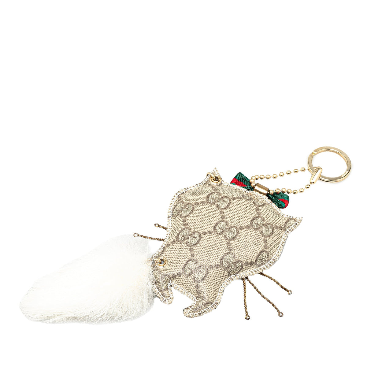 GUCCI GG Supreme Cat Key Chain
