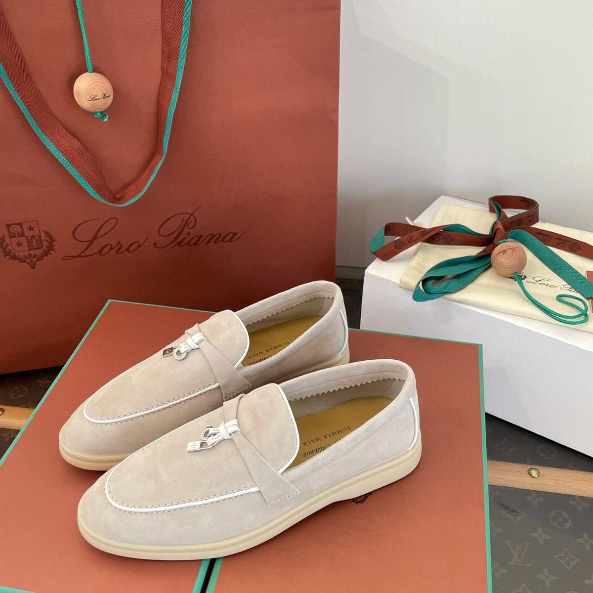 LORO P SUMMER CHARMS LOAFERS