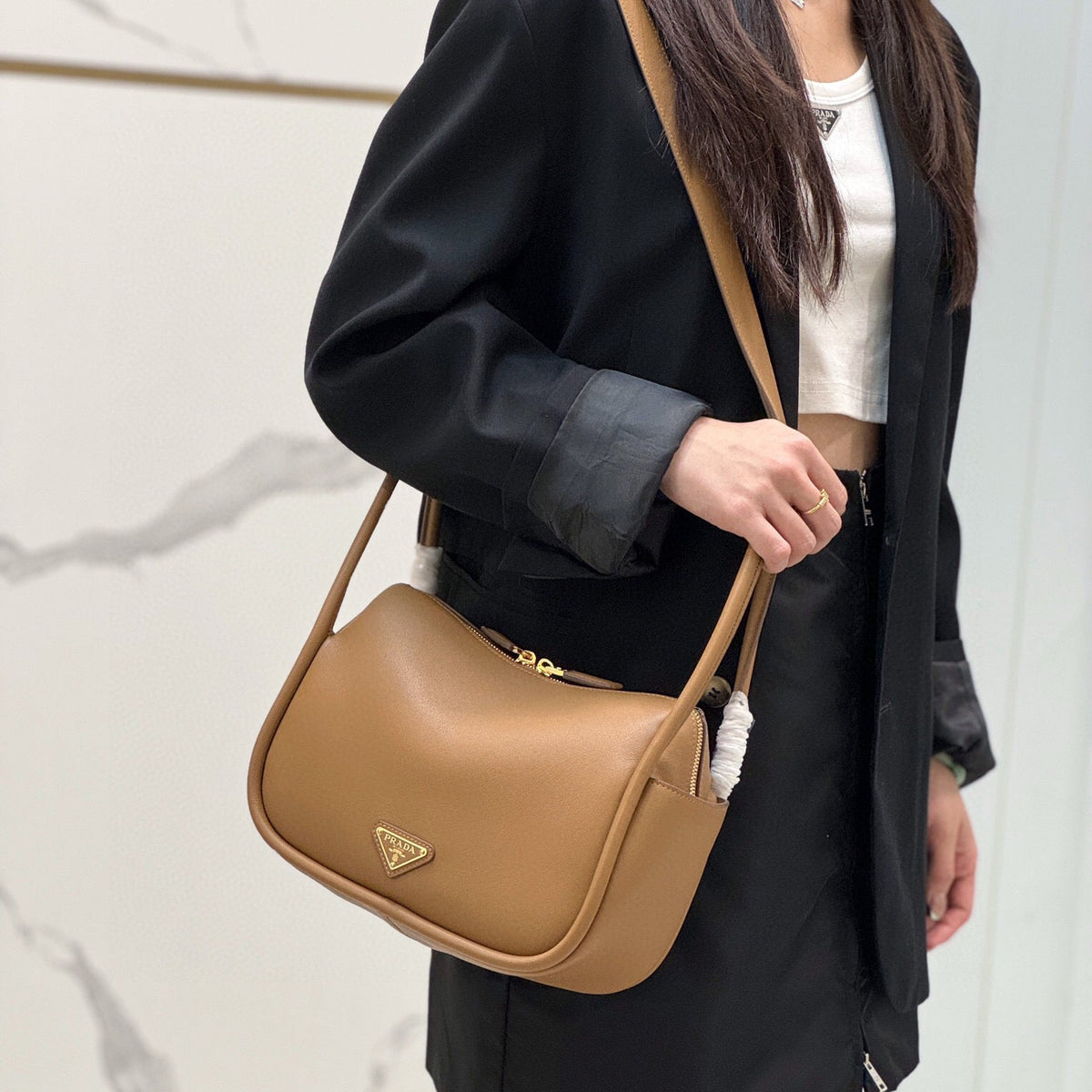 PD LEATHER HANDBAG