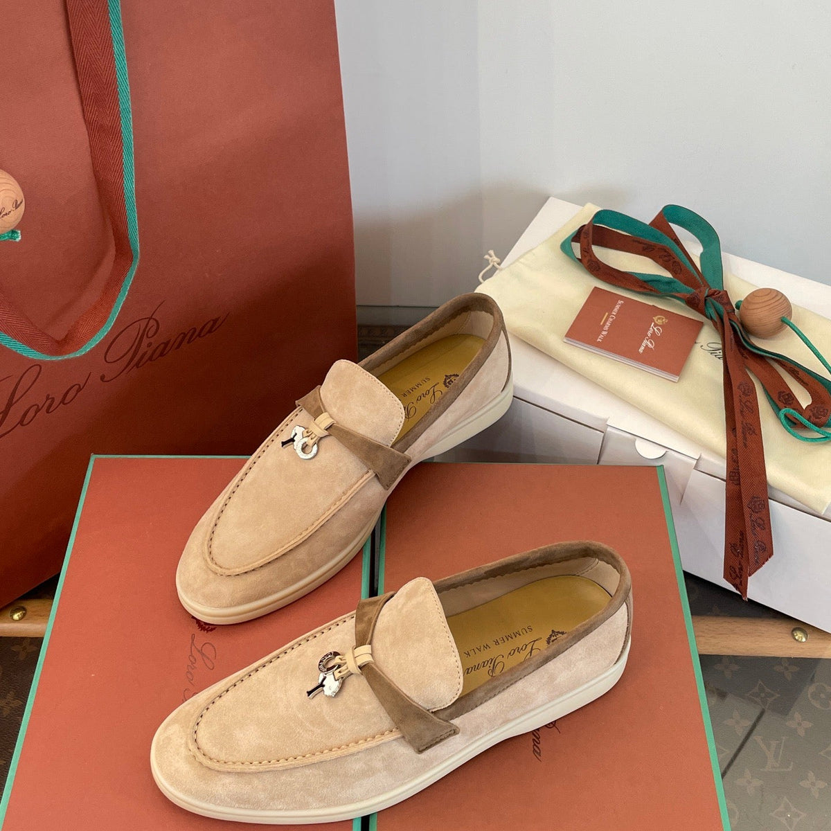 LORO P SUMMER CHARMS LOAFERS