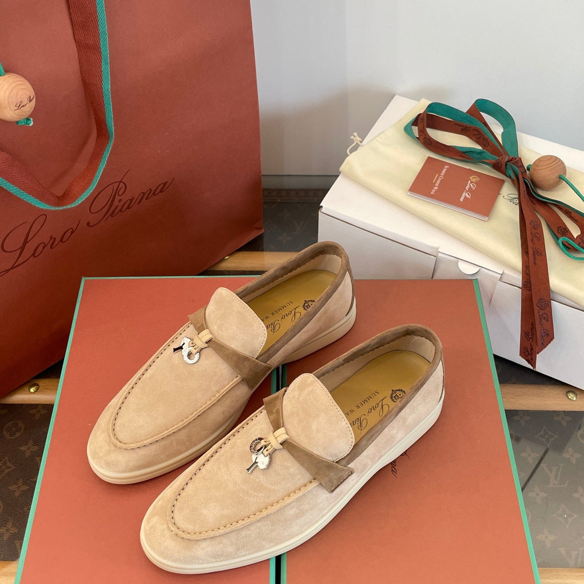 LORO P SUMMER CHARMS LOAFERS