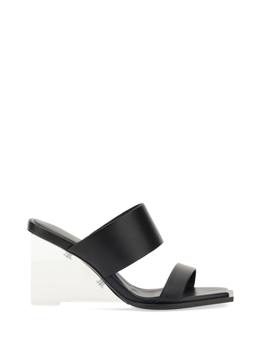 Alexander Mcqueen Women Leather Sandal