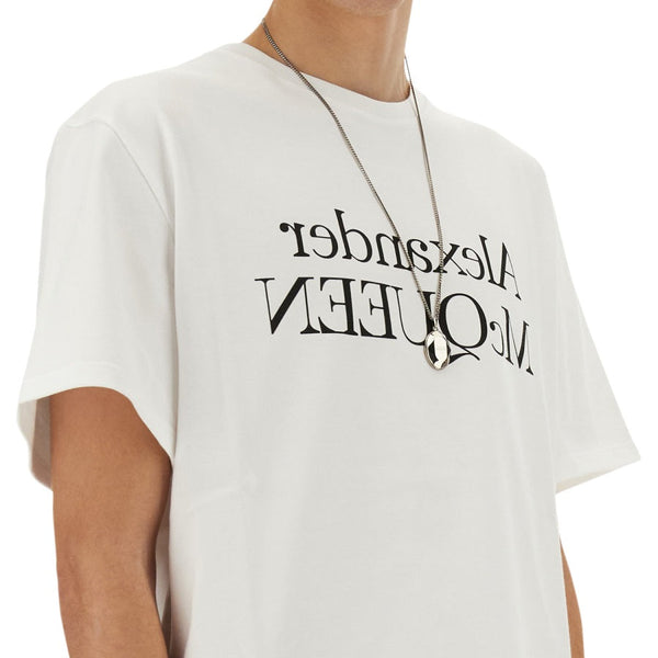 Alexander Mcqueen Men T-Shirt With Logo