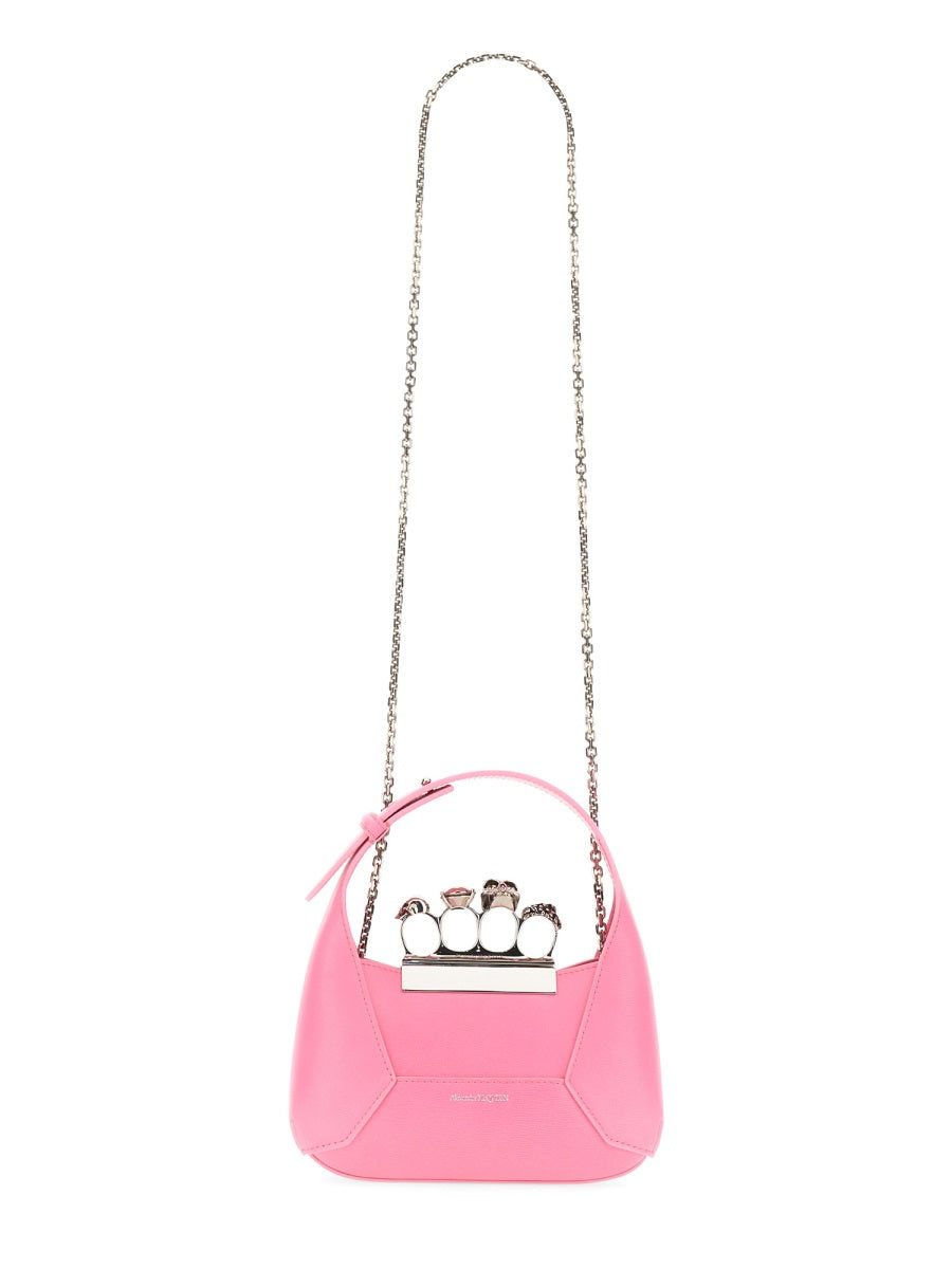 Alexander Mcqueen Women Jewelled Mini Hobo Bag