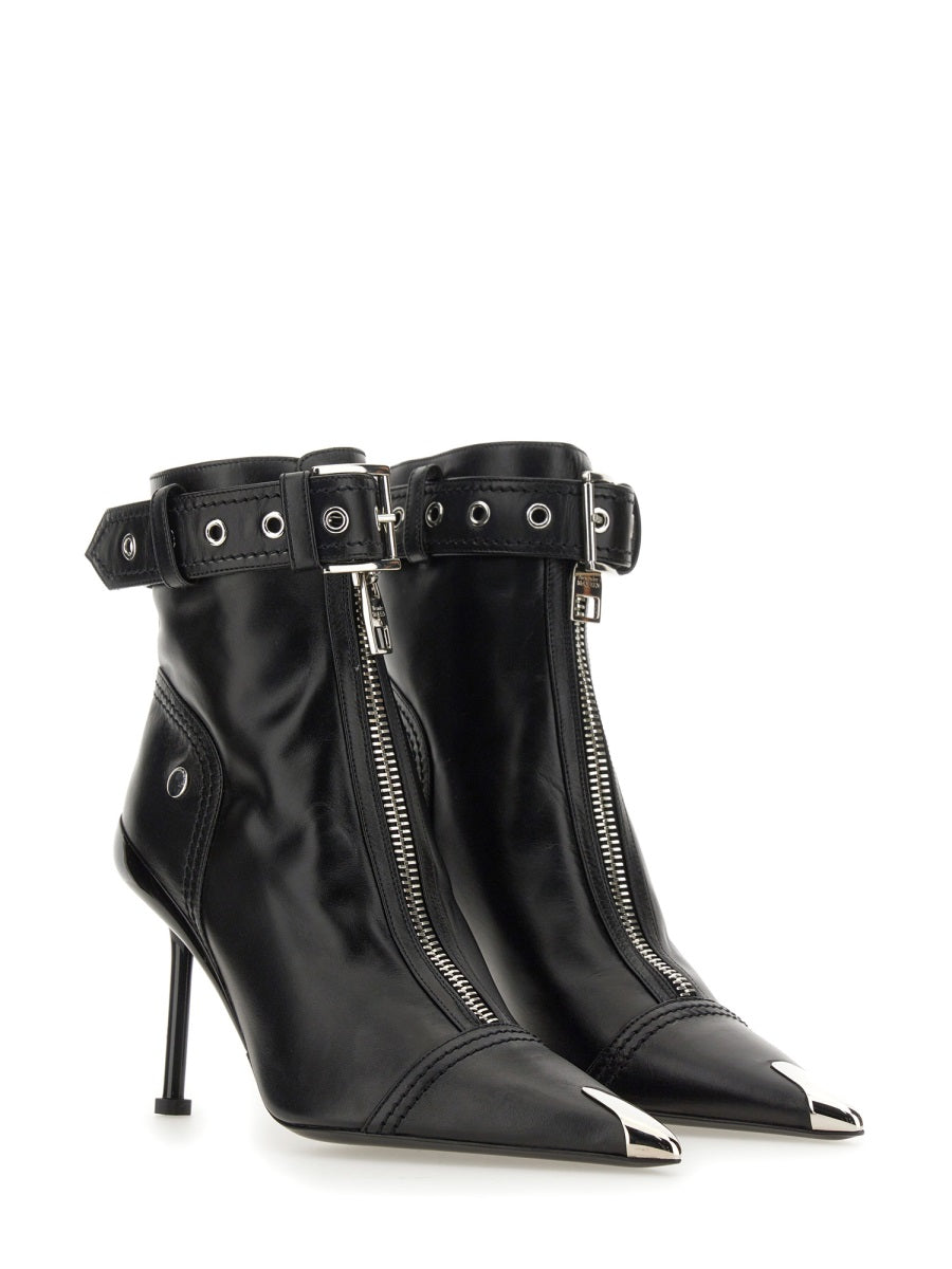 Alexander Mcqueen Women Slash Biker Boot