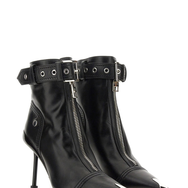 Alexander Mcqueen Women Slash Biker Boot