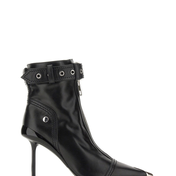 Alexander Mcqueen Women Slash Biker Boot