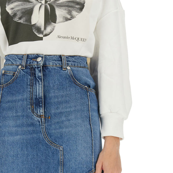Alexander Mcqueen Women Sweatshirt With Logo