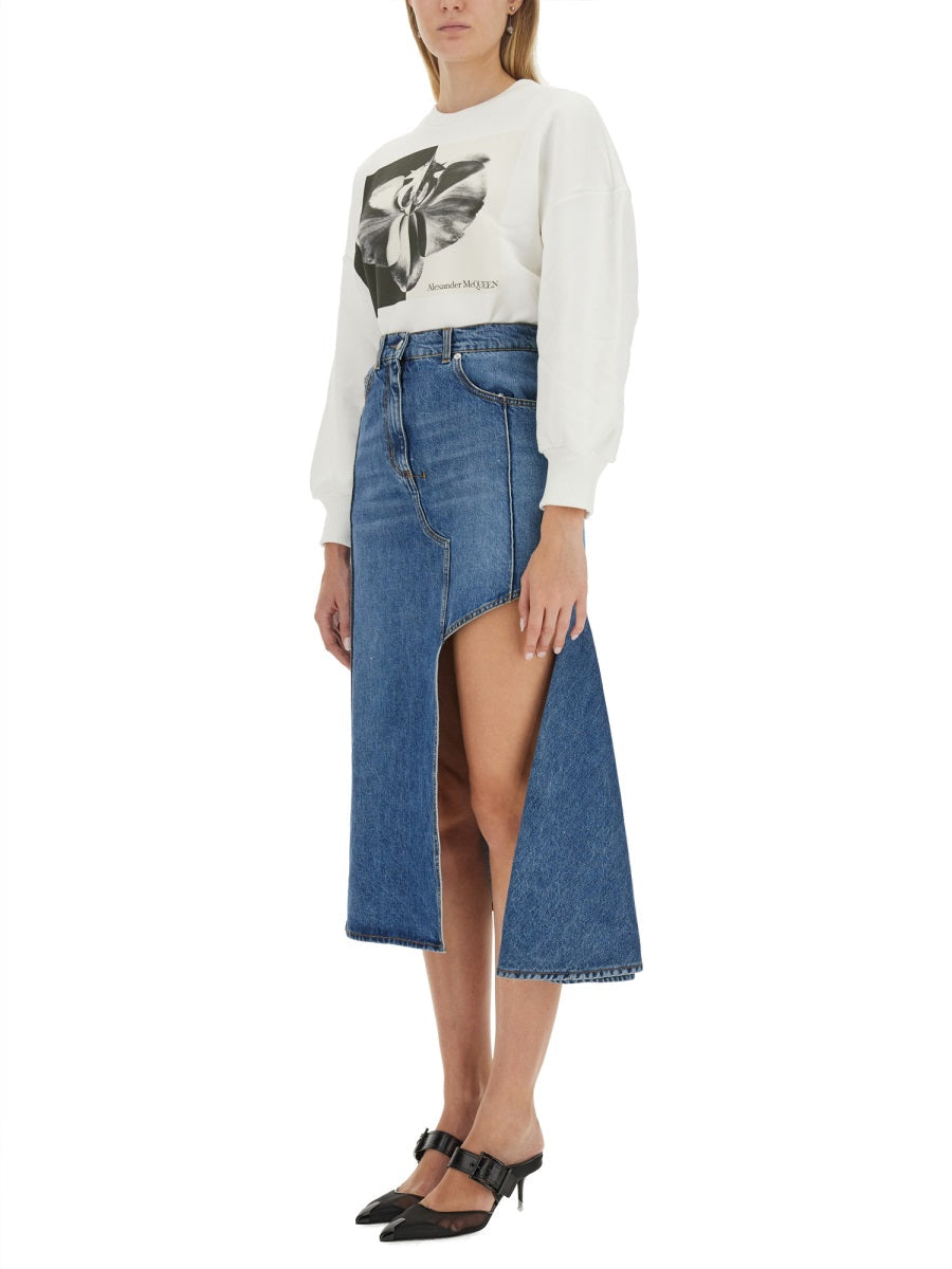 Alexander Mcqueen Women Sweatshirt With Logo