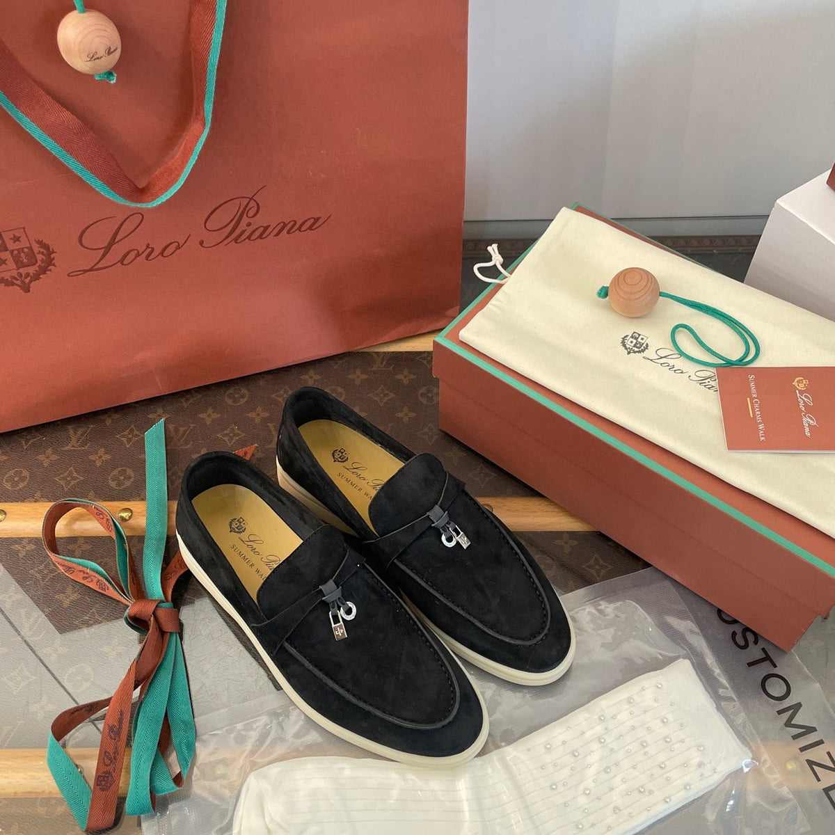 LORO P SUMMER CHARMS LOAFERS