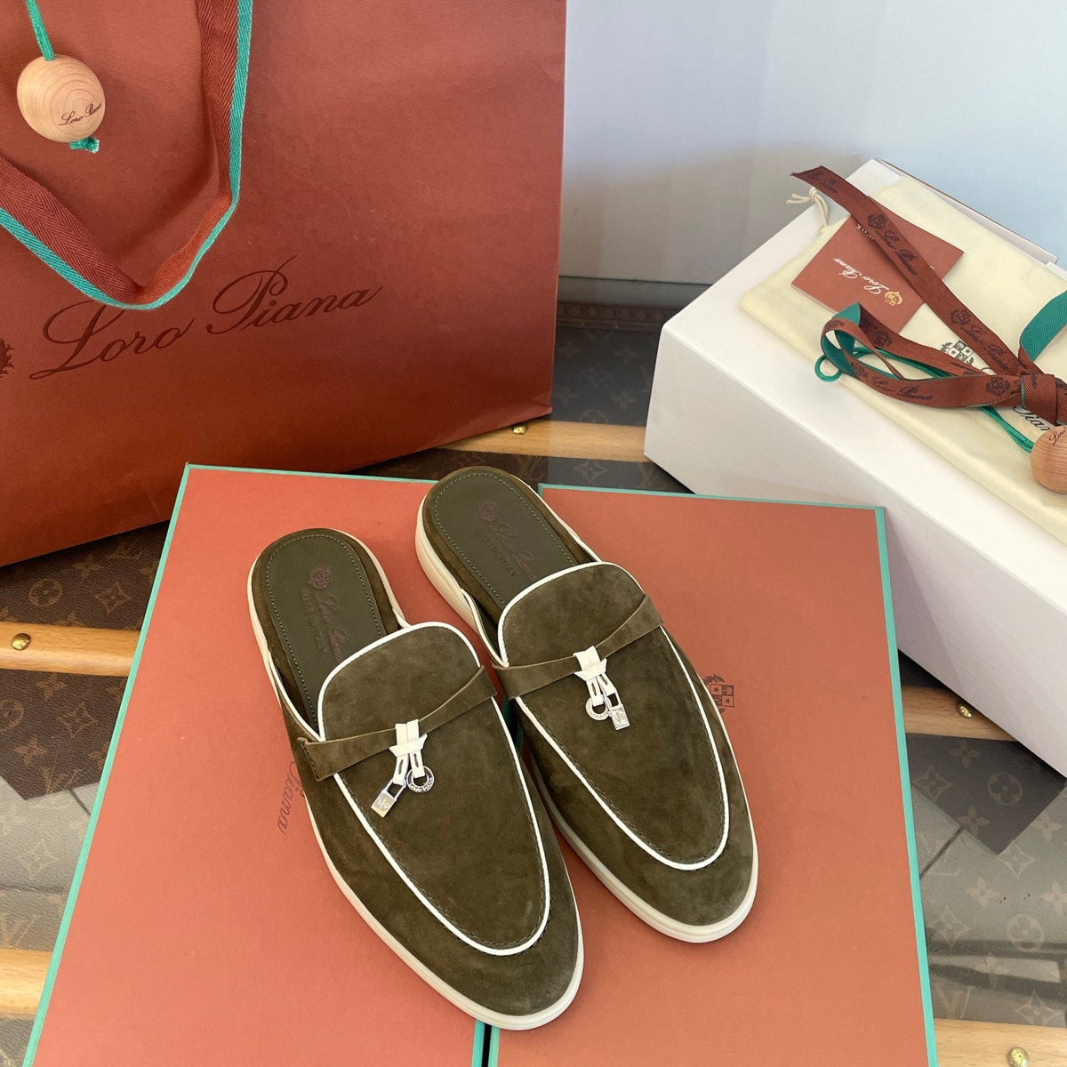 LORO P SUMMER CHARMS LOAFERS