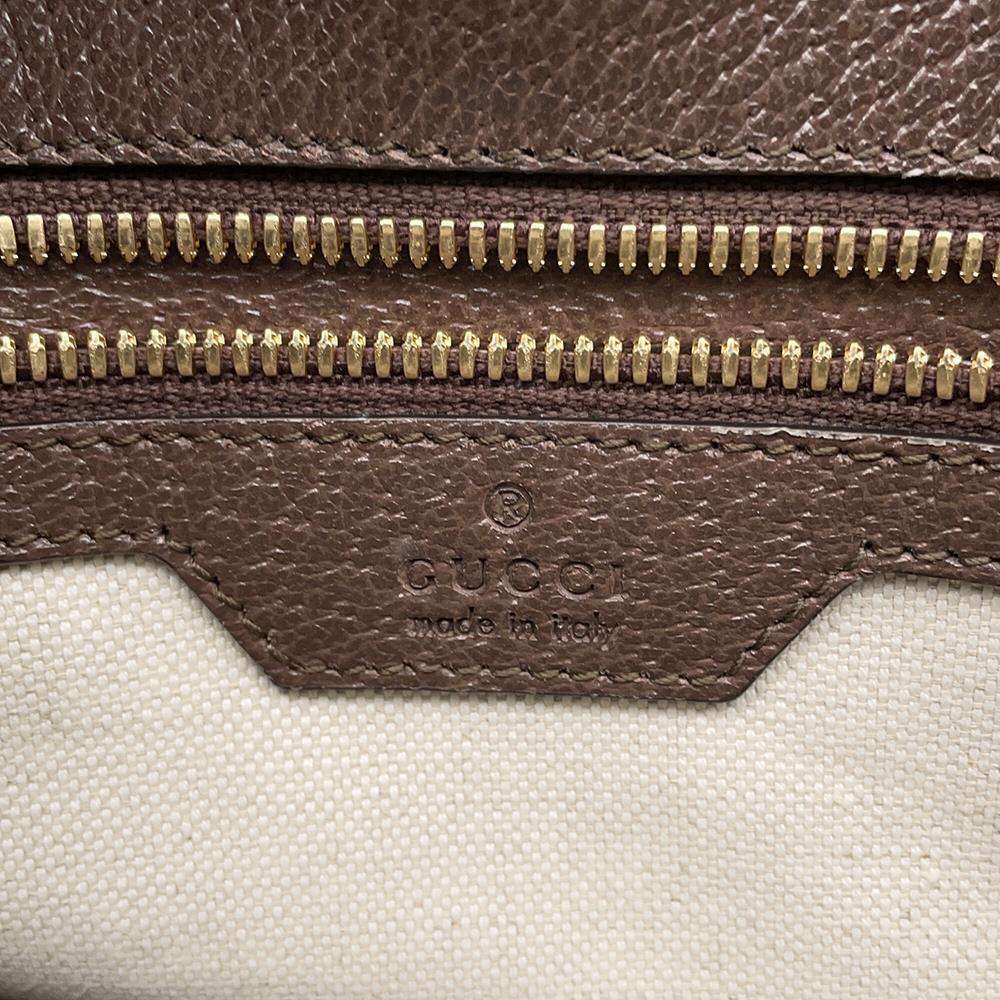 GUCCI Jumbo GG tote bag Camel/Ebony 678839 Canvas