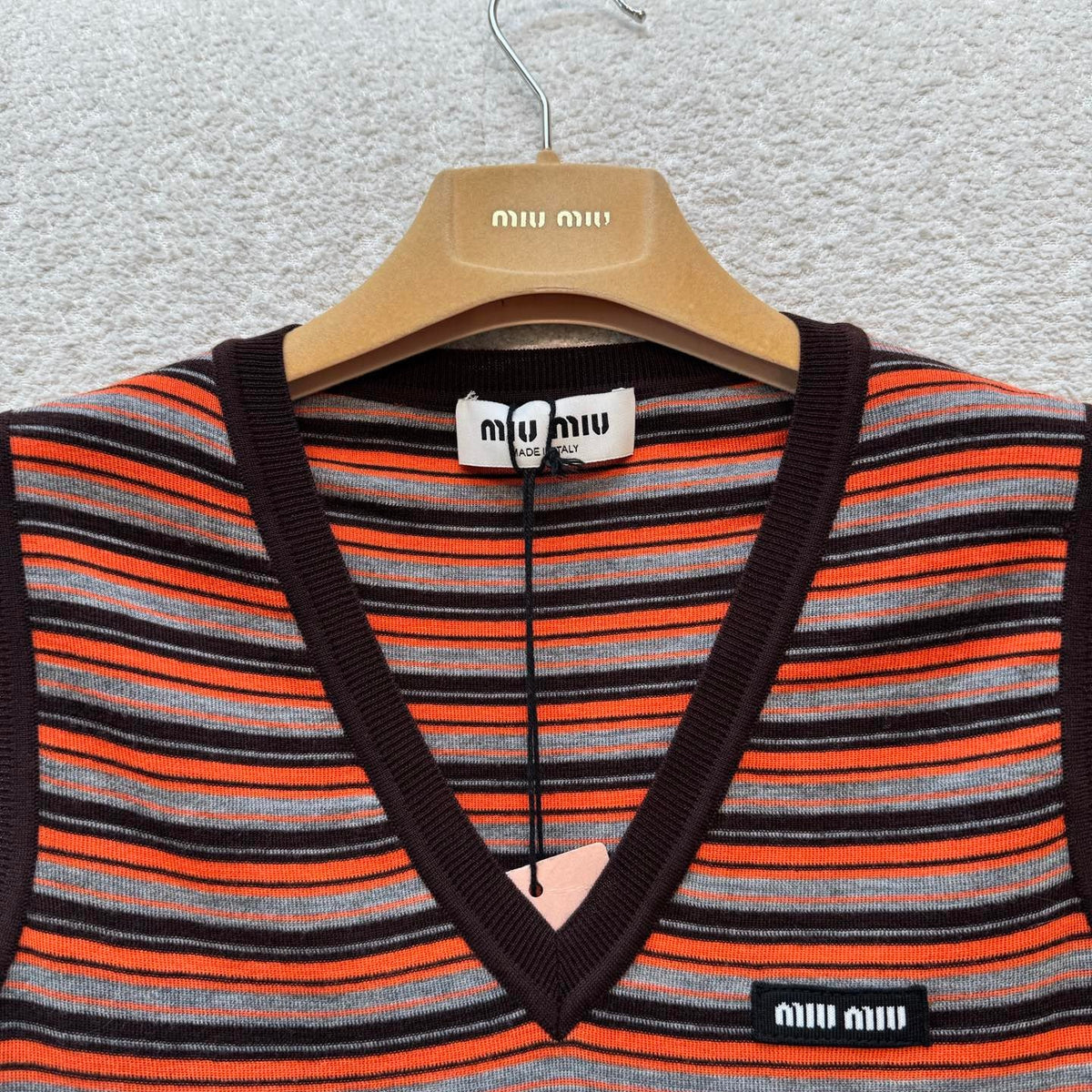 MIU M KNITTED VEST