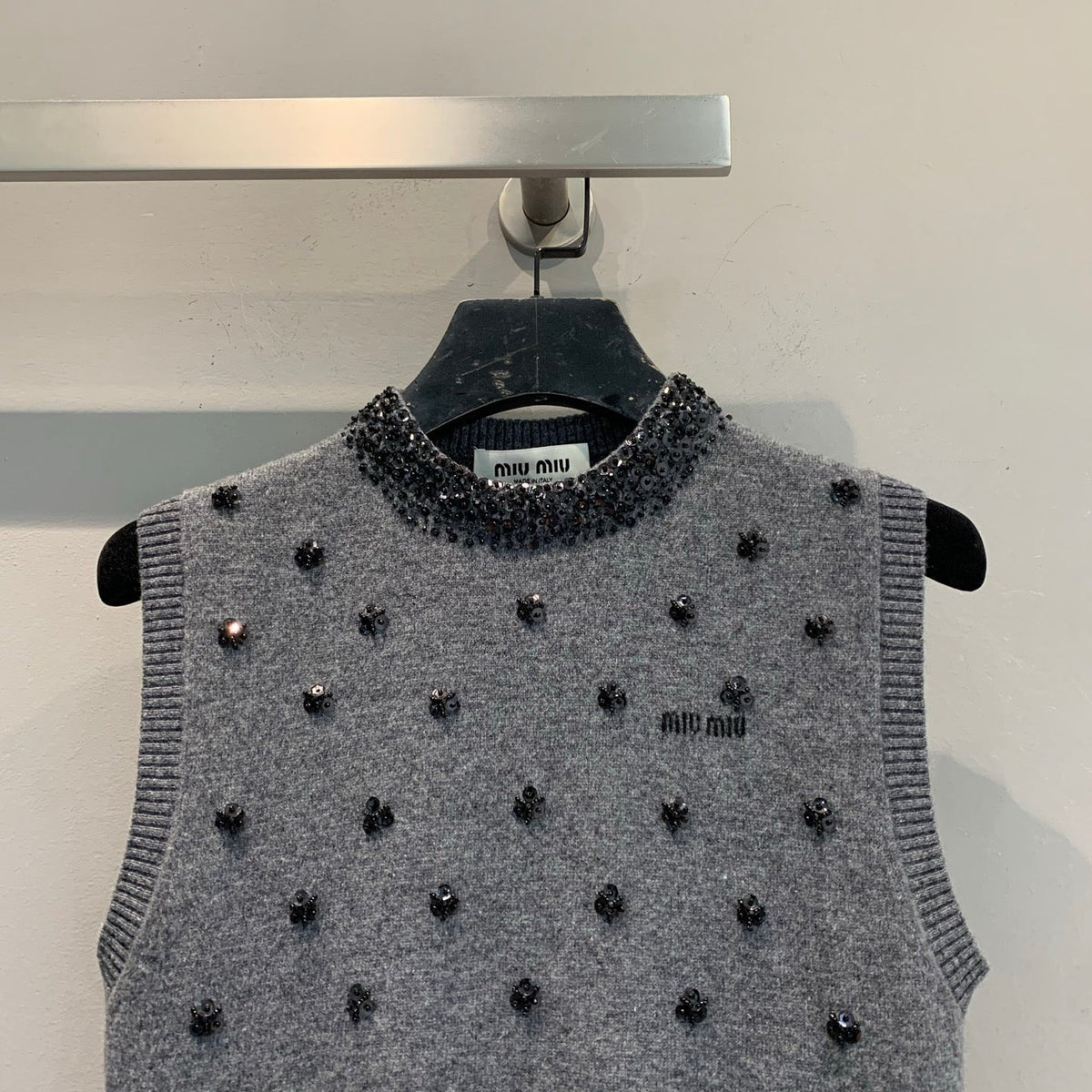 MIU M KNITTED VEST