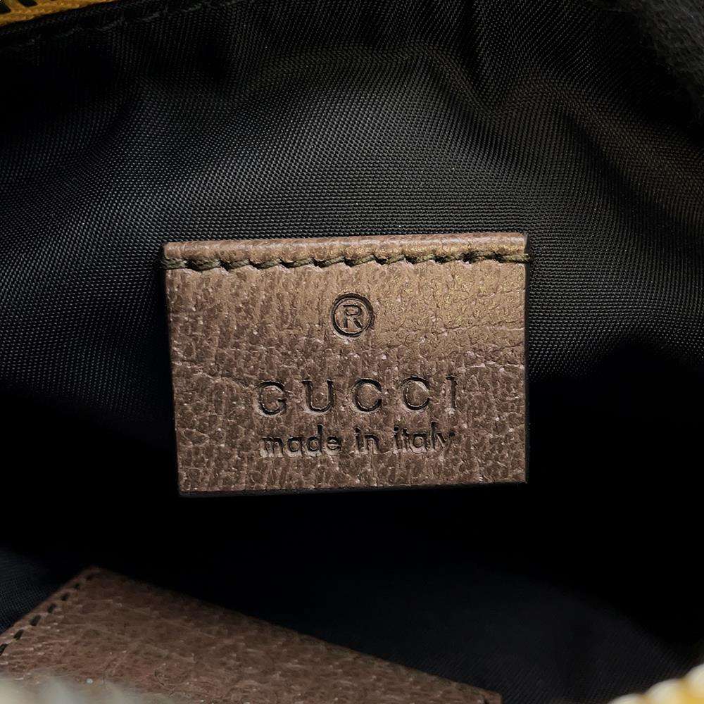 GUCCI north face collaboration belt bag Black/White 650299 Nylon